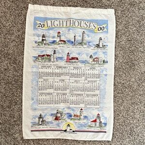 Year 2000 calendar towel